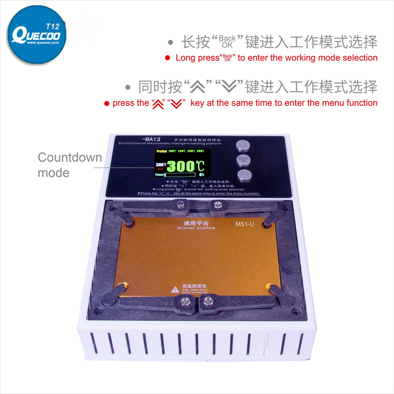 XZZ L2023/ L2024 iHeater Pro Pre-heating Station Universal Phone Desoldering Platform For iPhoneX-16PM CPU IC Separation