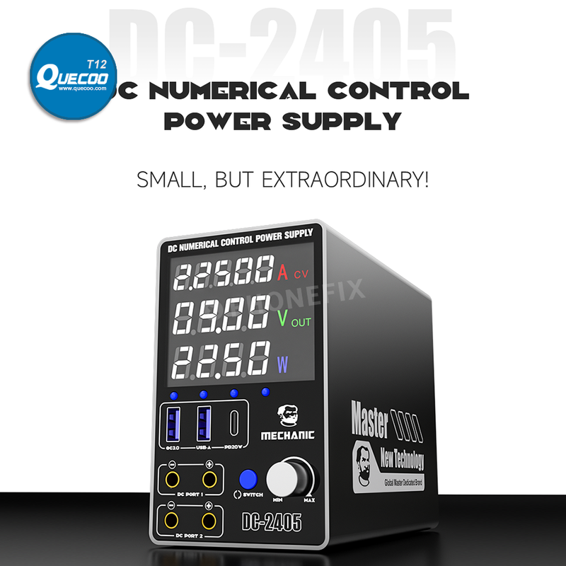 MECHANIC DC-2405 Digital Dual Channel DC Power Supply 24V 5A