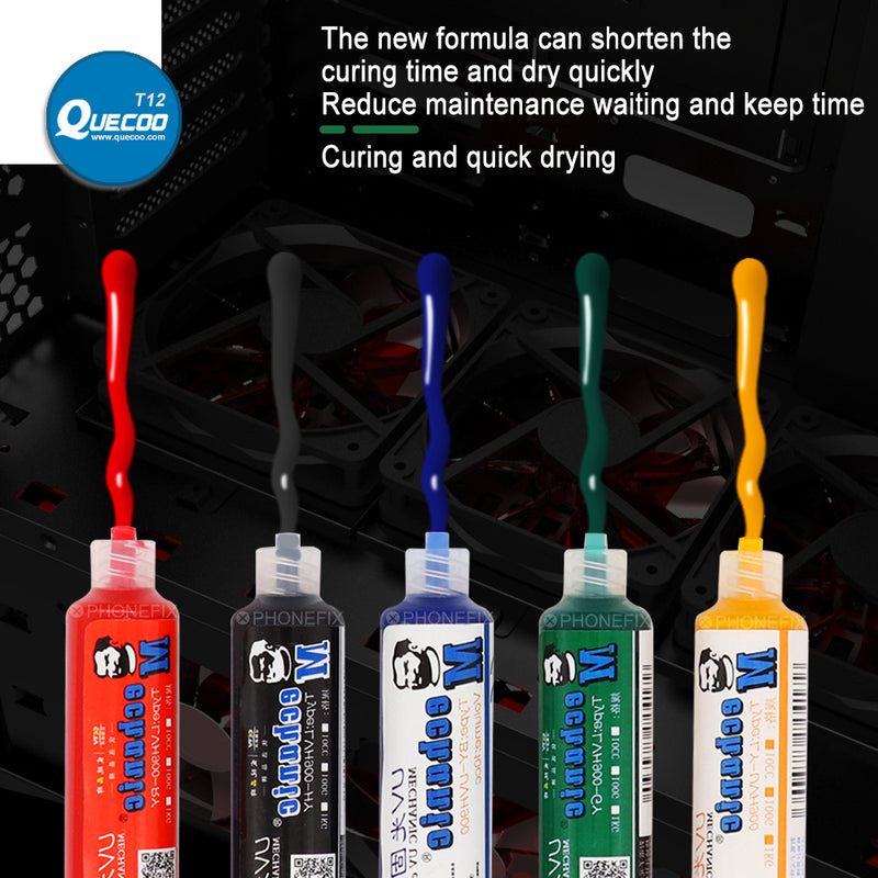 MECHANIC UV Curing Solder Mask Ink BGA PCB Repair Blue/Black/Red/Yellow/Green Welding Oil Fluxes Paint Prevent Corrosive Arcing