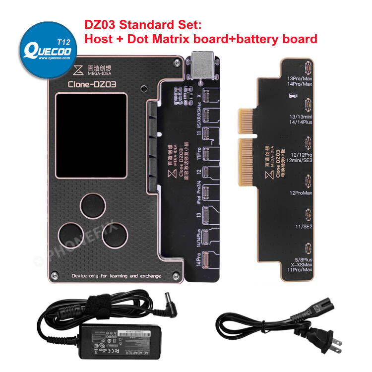 QIANLI Clone DZ03 Dot Matrix Programmer For iPhone X 11 12 13 14 PRO MAX Face ID Dot Projector Battery Repair Cable No Soldering