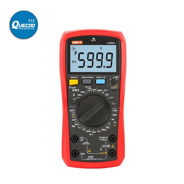 UNI-T UT890C/D+ True-RMS LCD Digital Multimeter Capacitance Meter