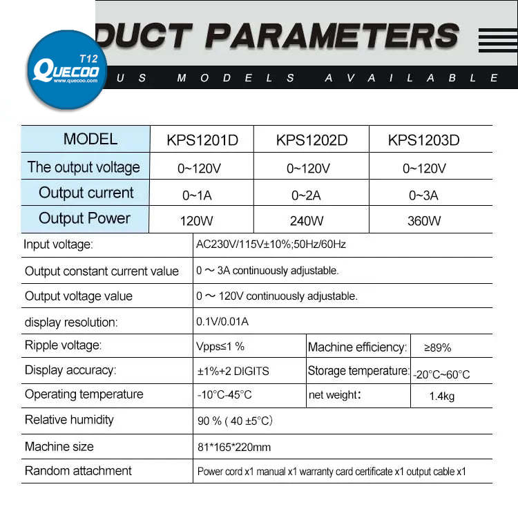 Adjustable Dual Digital Display Laboratory DC Power Supply Regulator