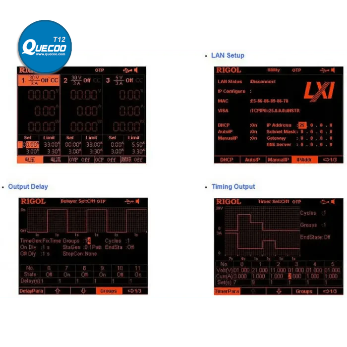 Rigol DP832A Laboratory Programmable DC Power Supply - 3 Channels