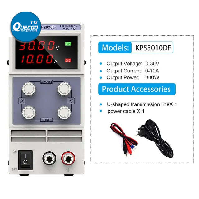 DC Power Supply Voltage Regulator Stabilizer Switching Variable Bench Source