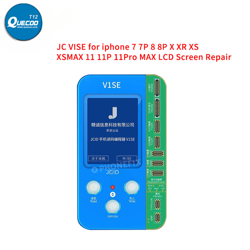 JCID V1SE WIFI 20 in 1 Programmer for iPhone X-15PM Front Camera Rear Camera True Tone Face ID Battery Earpiece Receiver Repair