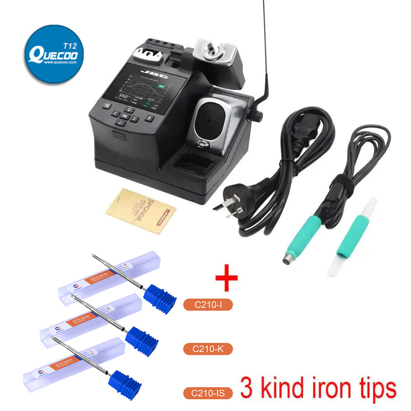 Original JBC CD-2SE C210 Solder Iron Tips Intelligent Soldering Station with T210-A Handle for Phone Motherboard PCB Welding