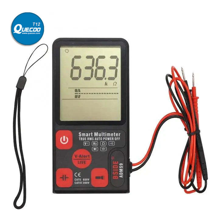 ADMS9 Portable Multimeter AC DC Voltage Meter Tester LCD Digital