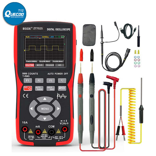 BSIDE Digital Color Screen High-precision Oscilloscope Multimeter