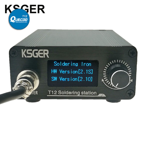 KSGER T12 Soldering Station Iron Tips STM32 V2.1S OLED DIY FX9501 Handle Electric Tools Welding Temperature Controller 75W