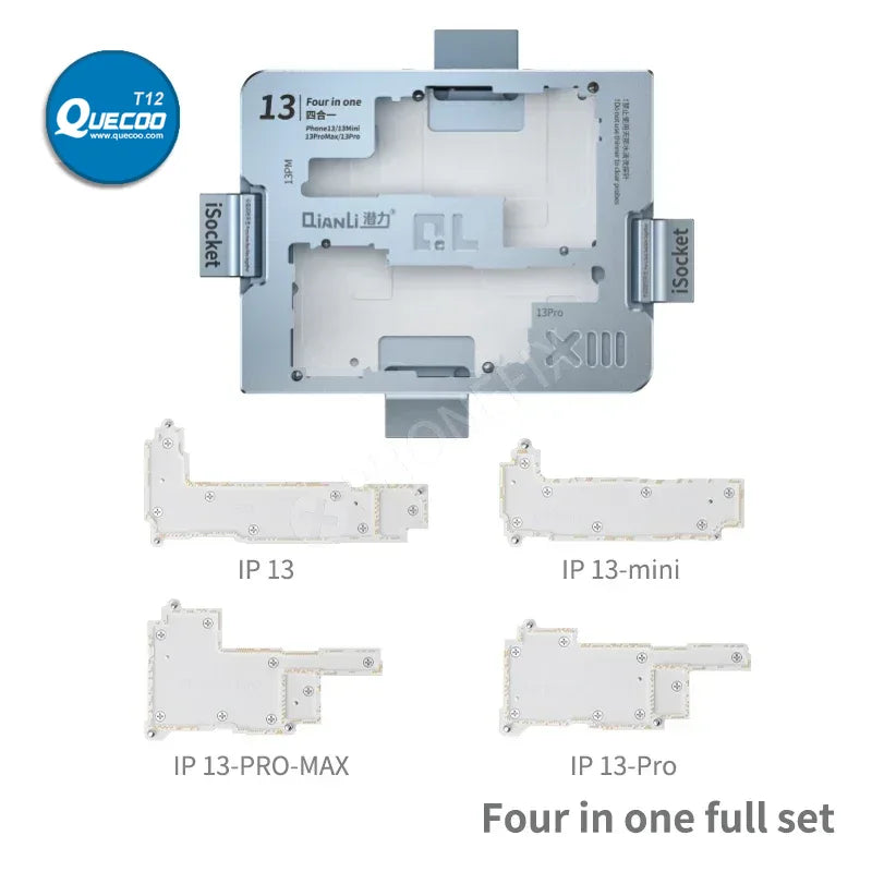 QIANLI iSocket Layered Tester for iPhone X 11 12 13 14 15 Pro Max Motherboard Repair Double-deck Motherboard Reballing Platform