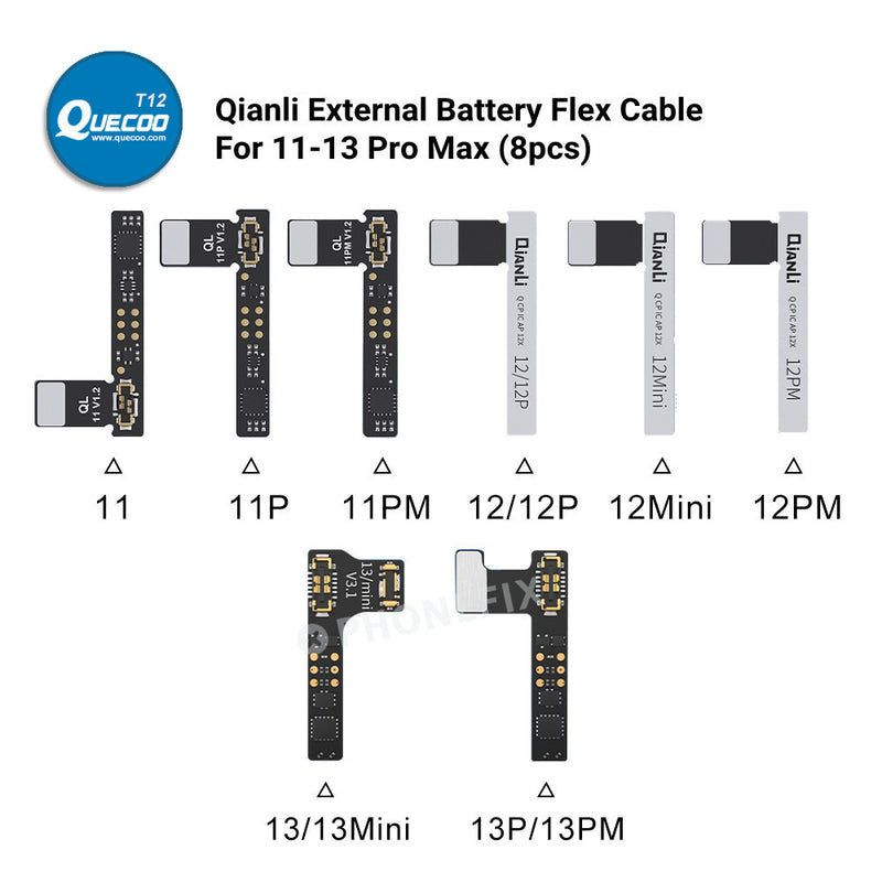 QIANLI Clone DZ03 Dot Matrix Programmer For iPhone X 11 12 13 14 PRO MAX Face ID Dot Projector Battery Repair Cable No Soldering