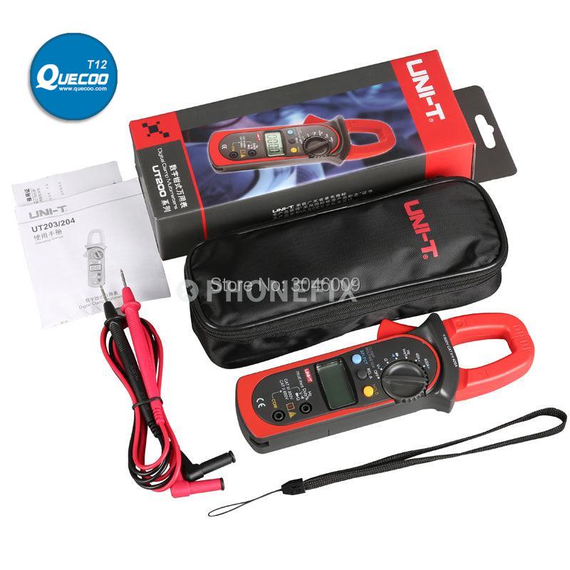 UT202/3/4A Multimeter Digital DC AC Digital Temperature Clamp Meter