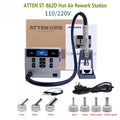 ATTEN ST-862D 1000W Hot Air Gun BGA Rework Station Automatic Sleep Mobile Phone PCB Welding Intelligent Hot Air Gun Solder Tool