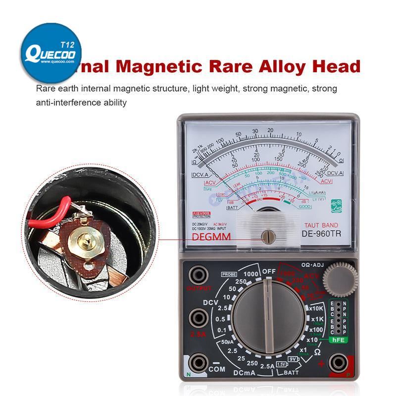 DE-960TR Pointer Automatic Multimeter Universal PCB Fault Testing Tool