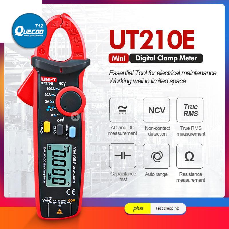 UNI-T UT210E Digital Clamp Meter AC DC Current Voltage Tester