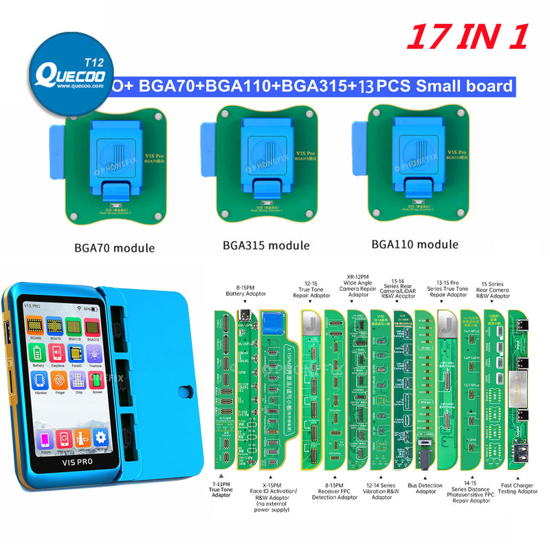 JC V1S PRO Programmer BGA315 BGA110 BGA70 for iPxd 7-14PM DFU Purple Screen Read Write SN No Disassembly Unbinding Iphone Parts