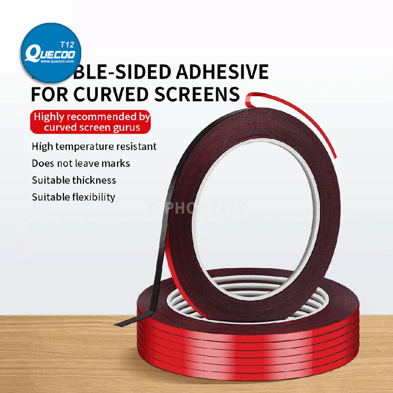 Double-sided Tape 2/3/4/5/10 mm Width Adhesive Sticker for Mobile Phone LCD Screen Curved Screen Taplet Display Repair