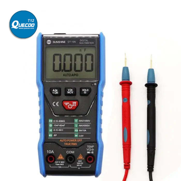 Smart DT-19N Digital Multimeter AC DC Resistance Tester Meter