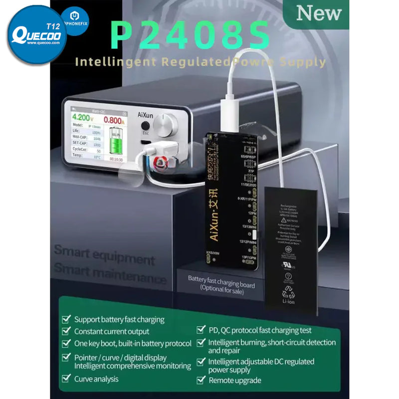 AIXUN P2408S Regulated Power Supply For iPhone Android