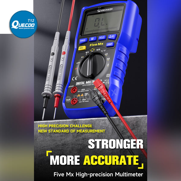 Mechanic Five MX Intelligent Digital Multimeter High-precision DC/AC Current Voltage NCV Resistance Measurement Testing Tool