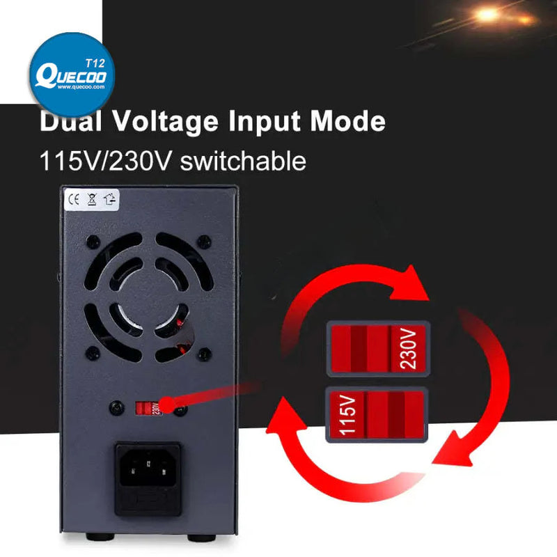 DC Power Supply Voltage Regulator Stabilizer Switching Variable Bench Source