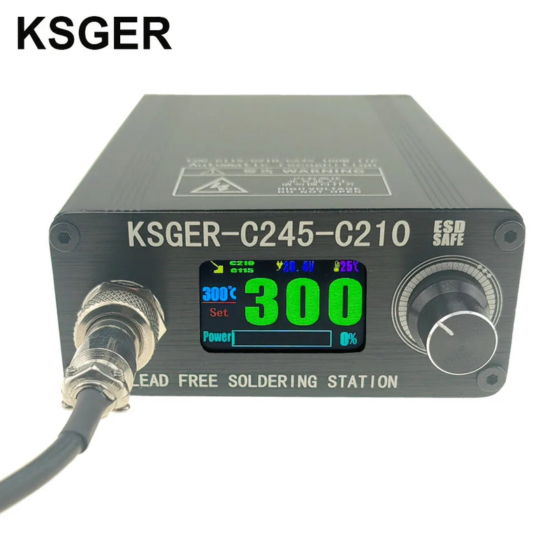 KSGER C210 Soldering Station For JBC C115 Iron Tips Mobile Phone Repair Welding Tools Lead-free 85W 3s Heating Tins Auto-Sleep