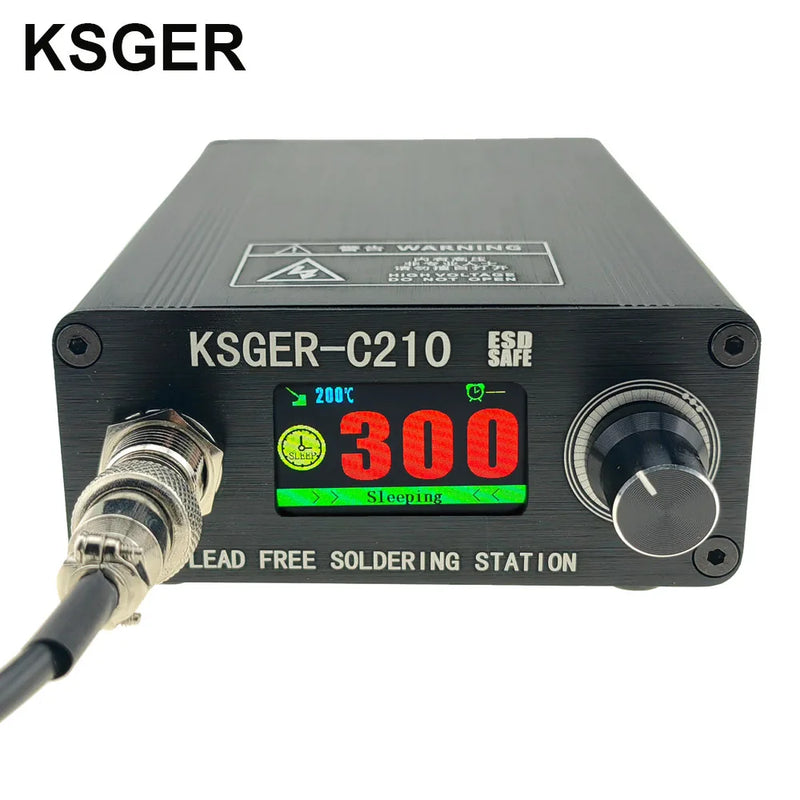 KSGER C210 Soldering Station For JBC C115 Iron Tips Mobile Phone Repair Welding Tools Lead-free 85W 3s Heating Tins Auto-Sleep