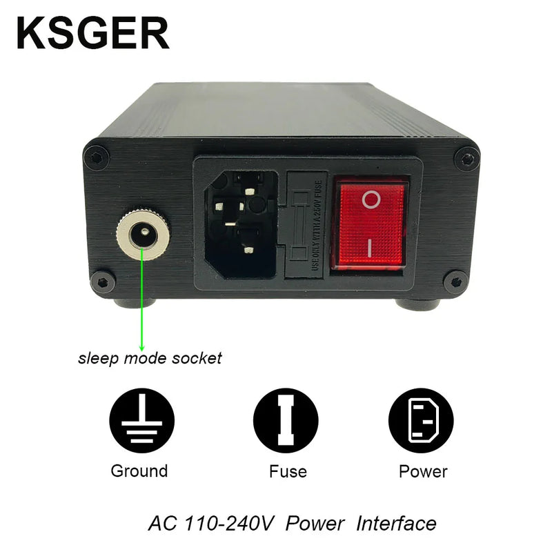 KSGER C210 Soldering Station For JBC C115 Iron Tips Mobile Phone Repair Welding Tools Lead-free 85W 3s Heating Tins Auto-Sleep