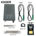 KSGER C245 C210 Soldering Station For JBC Iron Tips Phone Repair Welding Tools Lead-free 180W 3s Heat Sleep Holder AC110-240V