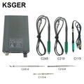 KSGER C245 C210 Soldering Station For JBC Iron Tips Phone Repair Welding Tools Lead-free 180W 3s Heat Sleep Holder AC110-240V