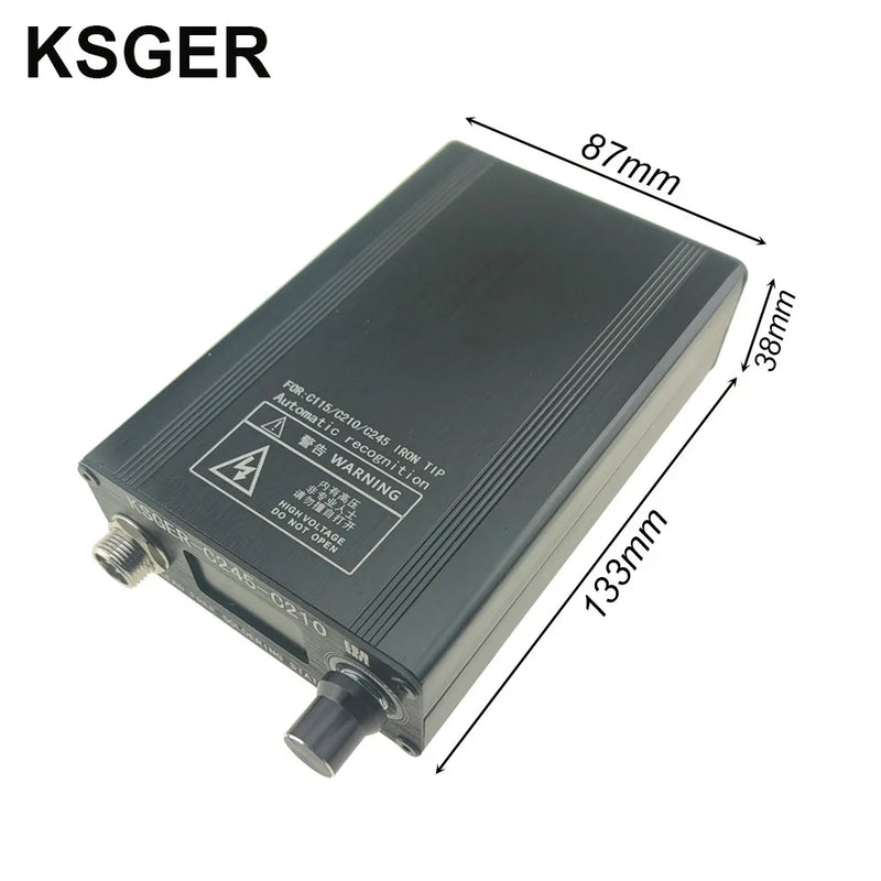 KSGER C245 C210 Soldering Station For JBC Iron Tips Phone Repair Welding Tools Lead-free 180W 3s Heat Sleep Holder AC110-240V