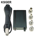 KSGER Hot Air Gun SMD Rework Station GX16-8 Solder Dryer Handle Electronic OLED T12 Nozzle Stand DIY Tools Quick Heating 700W