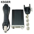 KSGER Hot Air Gun SMD Rework Station GX16-8 Solder Dryer Handle Electronic OLED T12 Nozzle Stand DIY Tools Quick Heating 700W