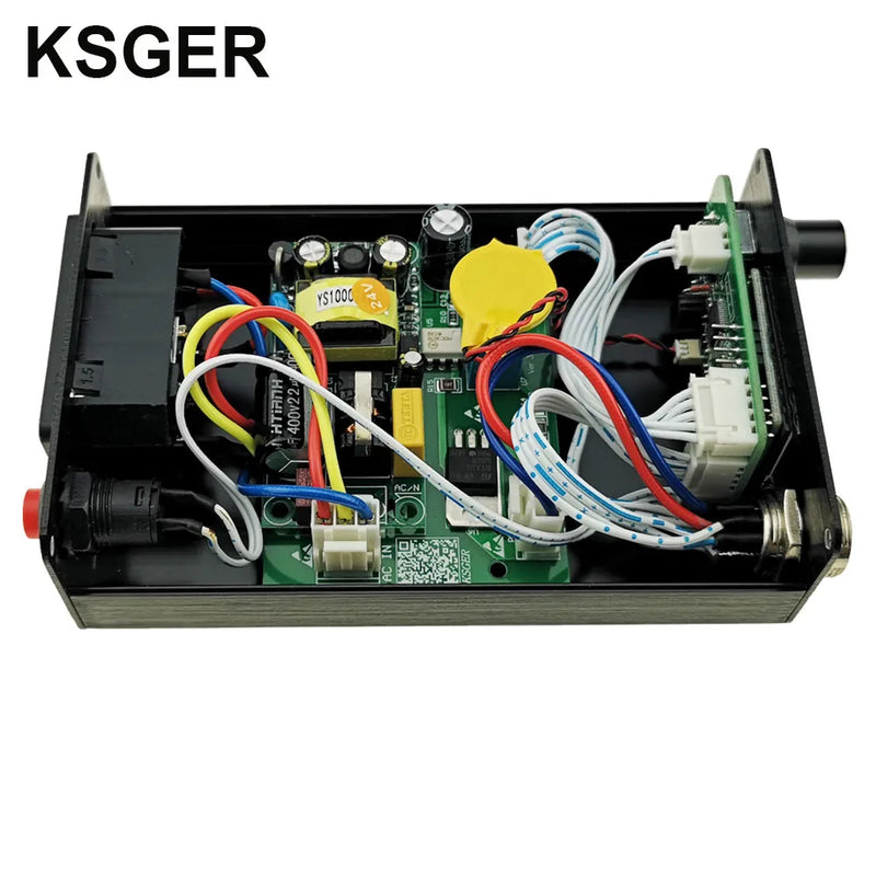 KSGER Hot Air Gun SMD Rework Station GX16-8 Solder Dryer Handle Electronic OLED T12 Nozzle Stand DIY Tools Quick Heating 700W