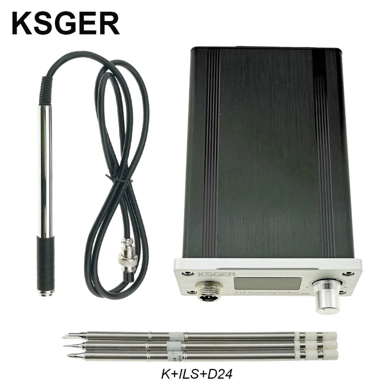 KSGER T12 Soldering Iron Station STM32 V3.1S OLED DIY Aluminum Alloy FX9501 Handle Electric Tools Holder Auto-sleep Quick Heat