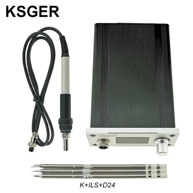 KSGER T12 Soldering Iron Station STM32 V3.1S OLED DIY Aluminum Alloy FX9501 Handle Electric Tools Holder Auto-sleep Quick Heat