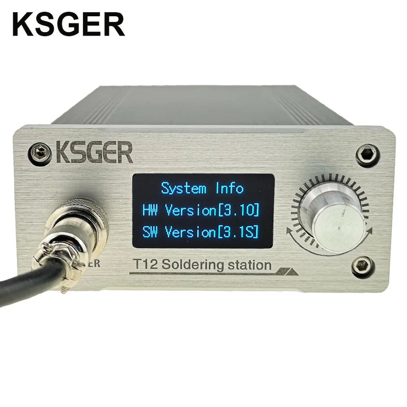 KSGER T12 Soldering Iron Station STM32 V3.1S OLED DIY Aluminum Alloy FX9501 Handle Electric Tools Holder Auto-sleep Quick Heat