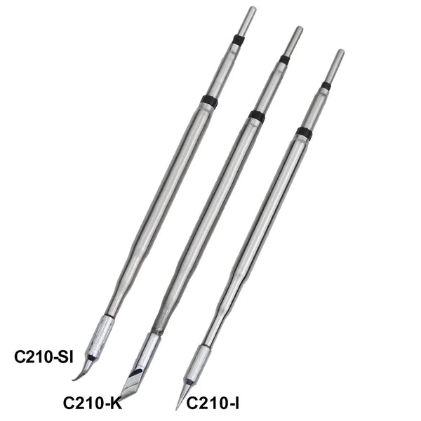 QUICKO C210 Series Integrated Soldering Iron Tips and Heating Core Efficient Heat Conduction Temperature Recovery for C210