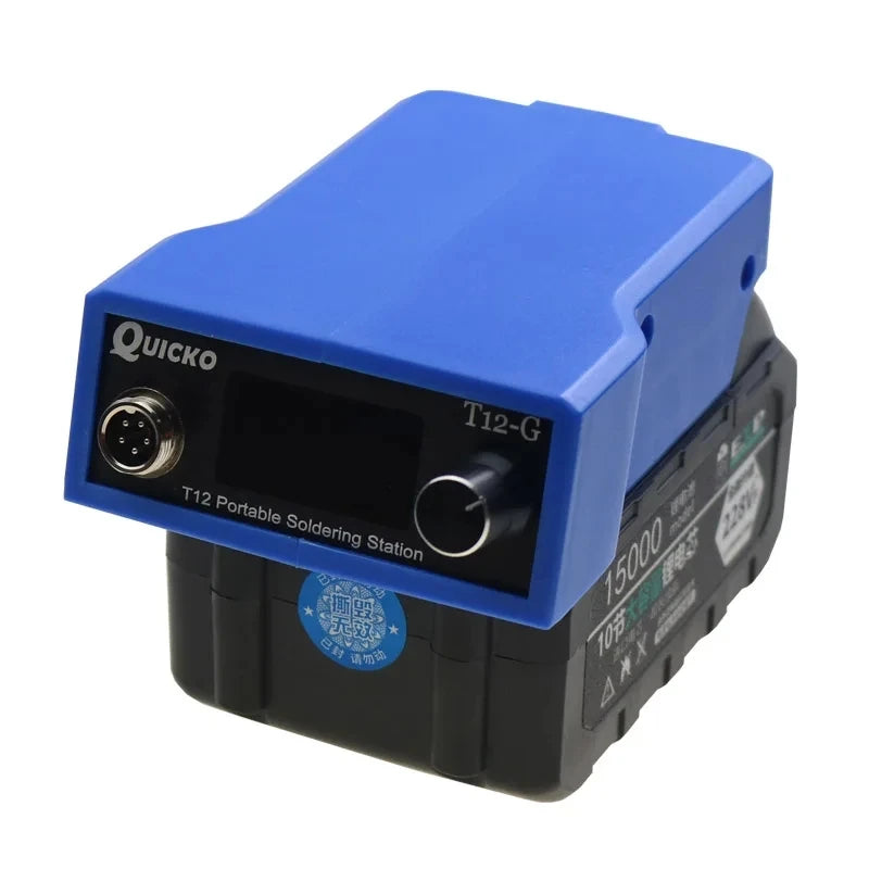 QUICKO T12-G Cordless Soldering Iron Station 72W For 20V Max Li-ion Battery For Makita Battery Electric Solder