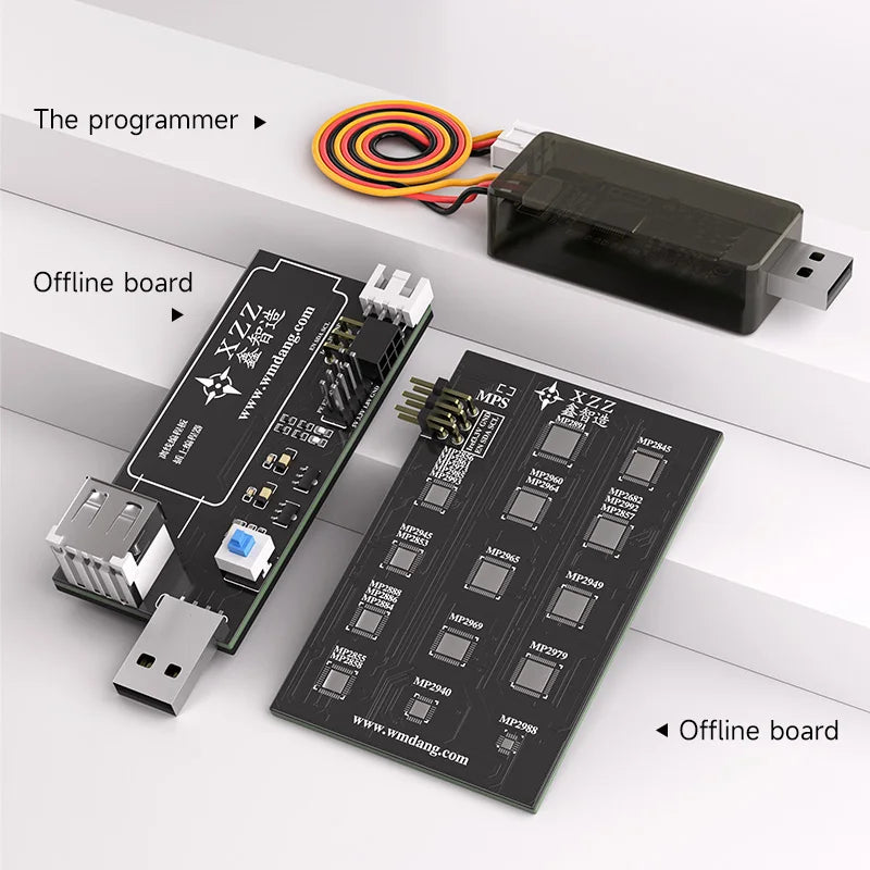 XZZ MPS Programmer Offline Board Notebook Chip Read Write Tool for Macbook Lenovo Intel MPS Burner Chip Read Write Tester Tool