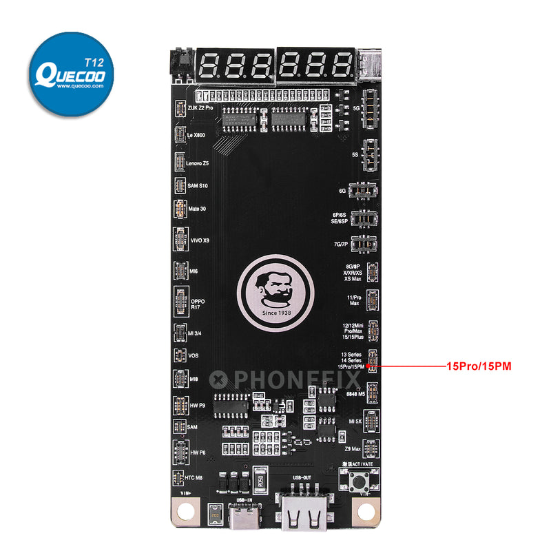 Mechanic BA27 Fast Battery Activation Board One Click Activate for iPhone 5-15 Pro Max and Android Fast Charging Detection