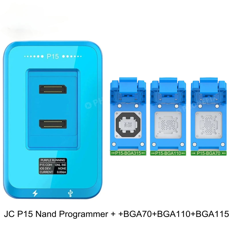 JC P15 Logic Baseband EEPROM IC Read Write Module Disassemble NAND Programmer for iPhone 11 12 13 14 15 Pro Max Error Repair