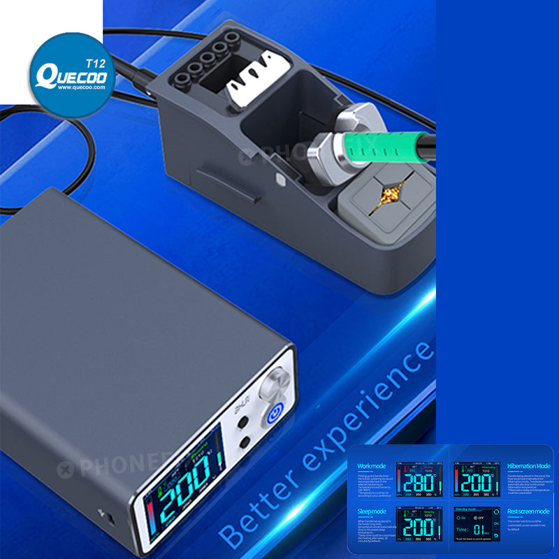 AIXUN T3B Smart Nano Soldering Station with T115 T210 Handles Rapid Welding Rework Station for Mobile Phone SMD BGA PCB Repair