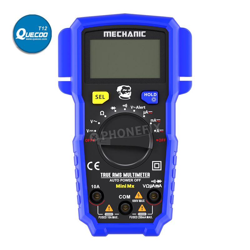 Mechanic Mini TD Five MX Digital Multimeter NCV Temp Measurement