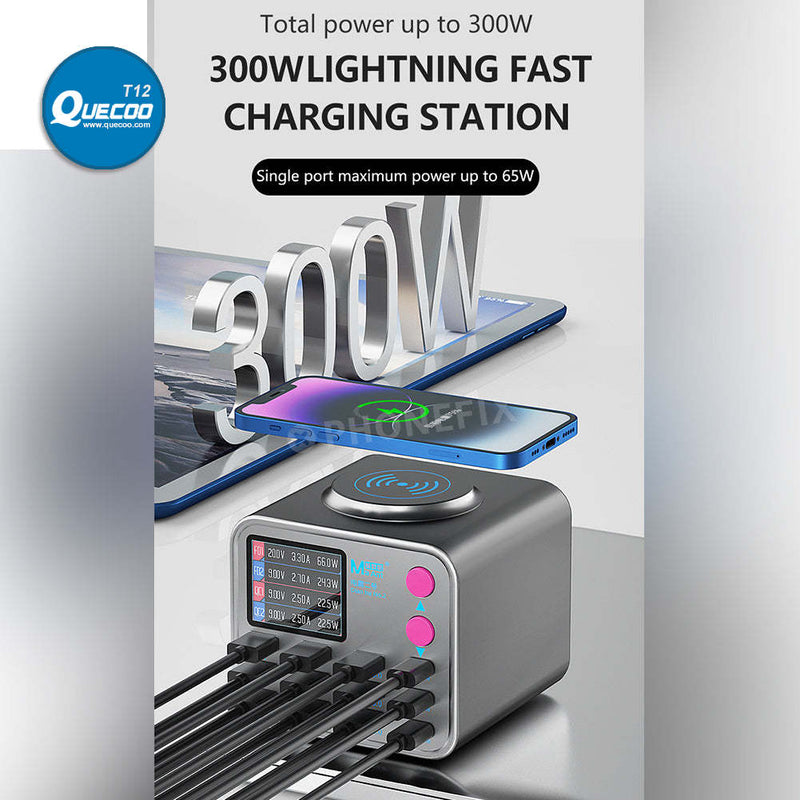 MaAnt DianBa No.2 Digital PD Fast Charger With 13 Ports Wireless Charging