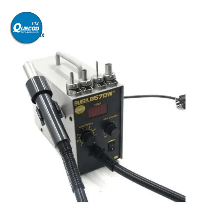 QUICK 857DW+ Lead Free Hot Air Heat Gun Soldering Rework Station