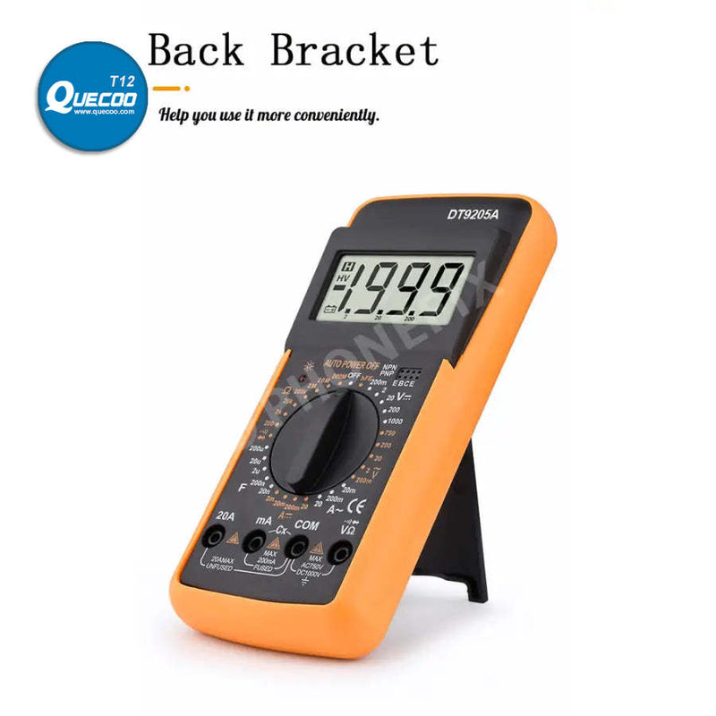 DT9205A Multimeter Voltage Current Resistance Capacitance Tester