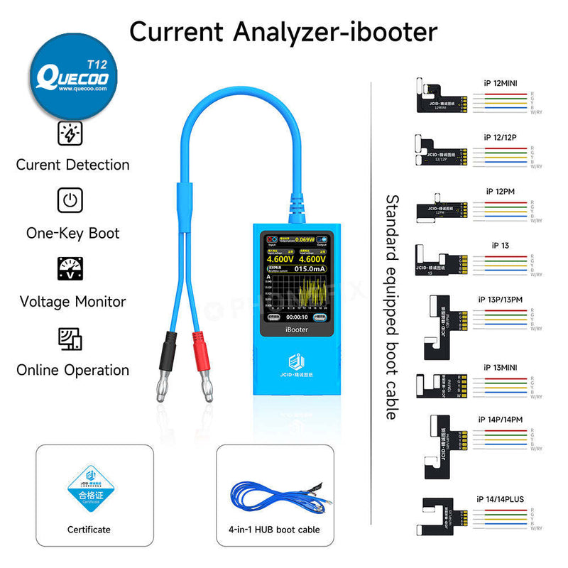 JCID iBooter Current Analyzer One-key Boot iPhone 7-16 Series