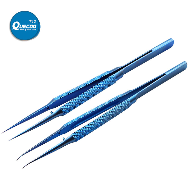 Professional Titanium Alloy Tweezers Fly Line Soldering Repair Main Board Copper Wire Repair Precision Tweezers Hand Tool