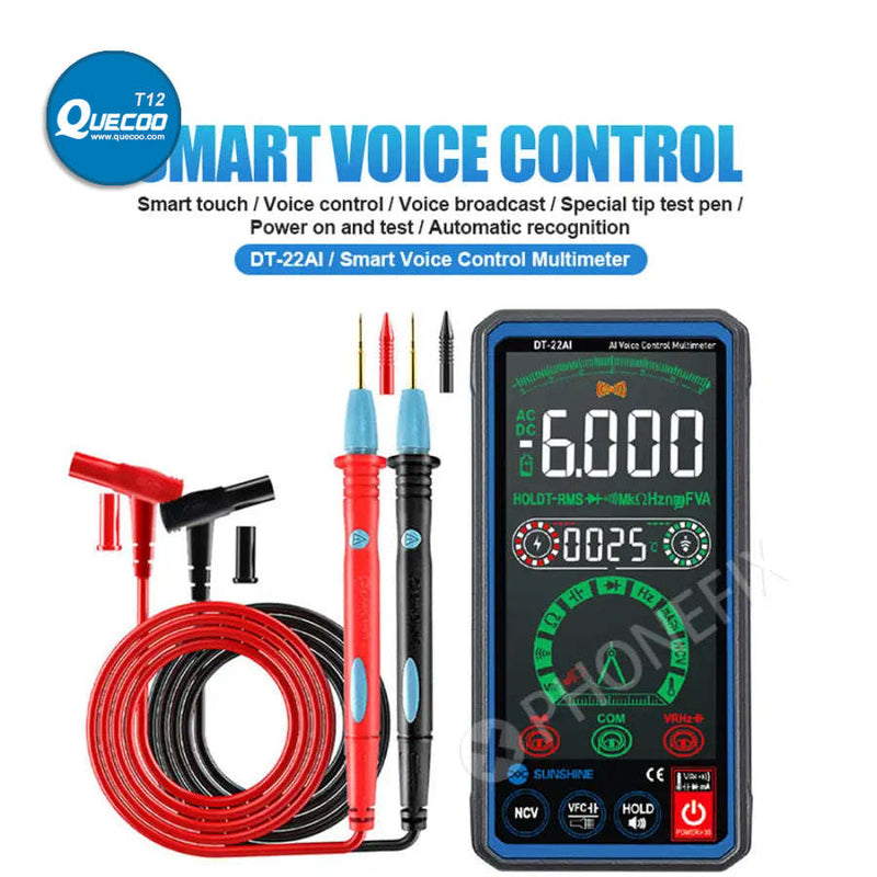 DT-22AI Voice Control Intelligent Multimeter Digital Tester